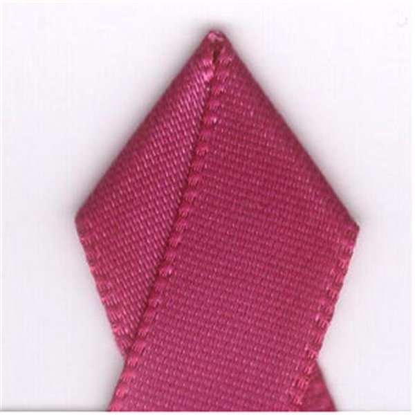 Papilion Papilion R074300090195100Y .38 in. Single-Face Satin Ribbon 100 Yards - Magenta R074300090195100Y